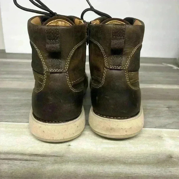 Clark’s Unstructured Un Larvik Peak Leather Boots Men’s 7.5 Brown comfy - Picture 4 of 7